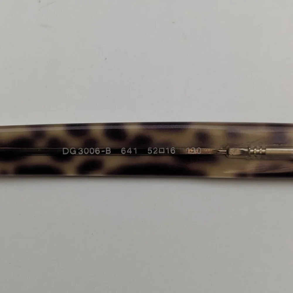 🕶️Made in Italy! Dolce&Gabbana DG3006-B 641 Eyeglasses 52/16 130 /ANK560🕶️​
